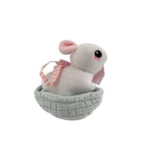 Manhattan Toy Baby Bunny Plush Rattle & Soft Knit Activity 2017 Musical Crib